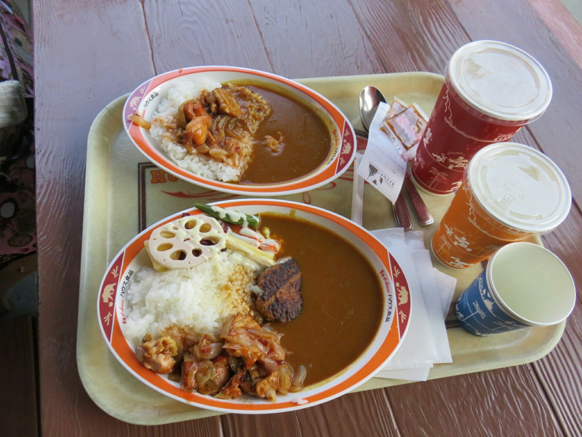 長瀬君のカツカレー In ハングリーベアレストラン おばさんと小学生の内緒のディズニー 長瀬君のカツカレー In ハングリーベアレストラン おばさんと小学生の内緒のディズニー