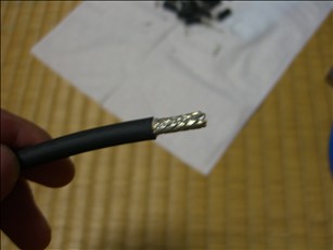 パッチケーブルの自作 Belden8412 402号室