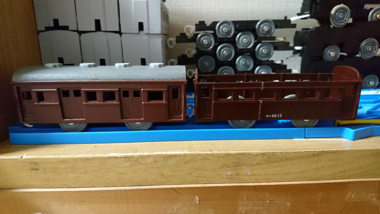 プラレール 改造プラレール オハニ36を作る : 珱涼モータープラント