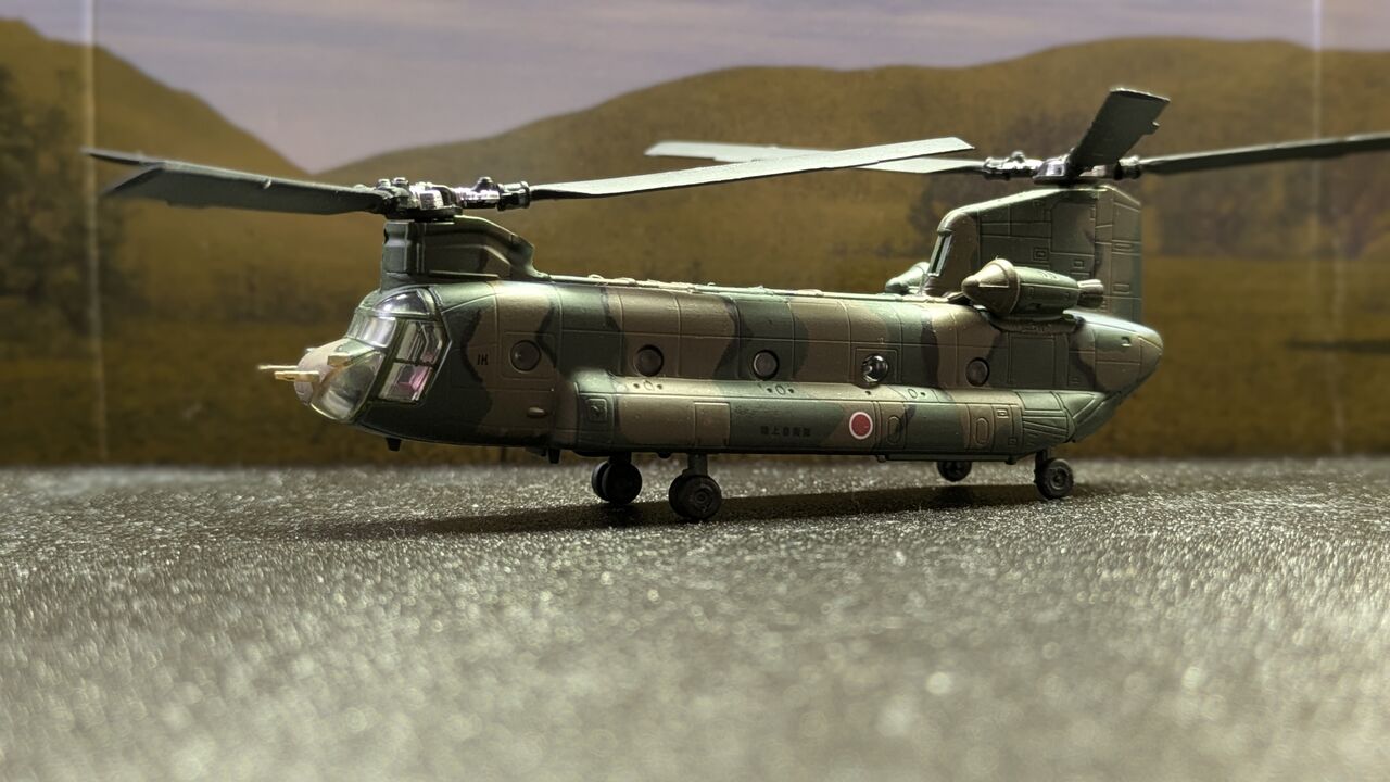 1/144プラモその20 CH-47J UH-1H AH-1S UH-60J : 珱涼モータープラント