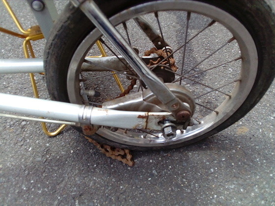 カニ 目 レンチ 自作 自転車
