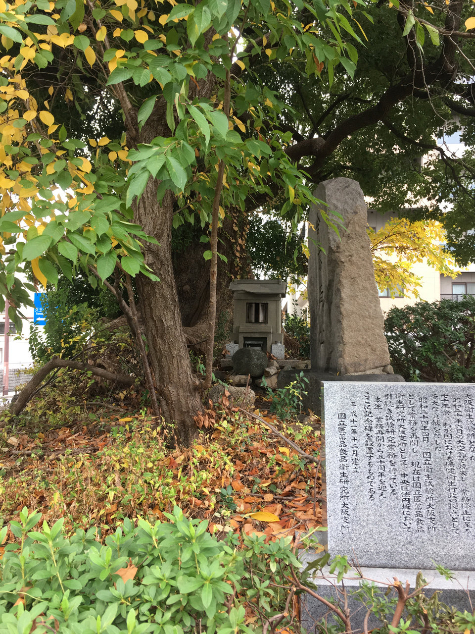 大阪市中央区大手前「舎密局跡」と「大阪衛生試験所発祥の地」 コメント たっく