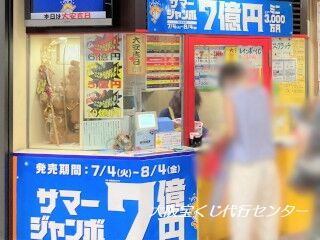 2023.7.12 JR大阪駅御堂筋口(東口)宝くじ売場