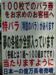 大阪駅前第四ビル特設売場特バラ