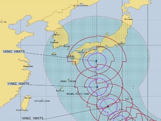 台風19号 米軍合同台風警報センター(jtwc)