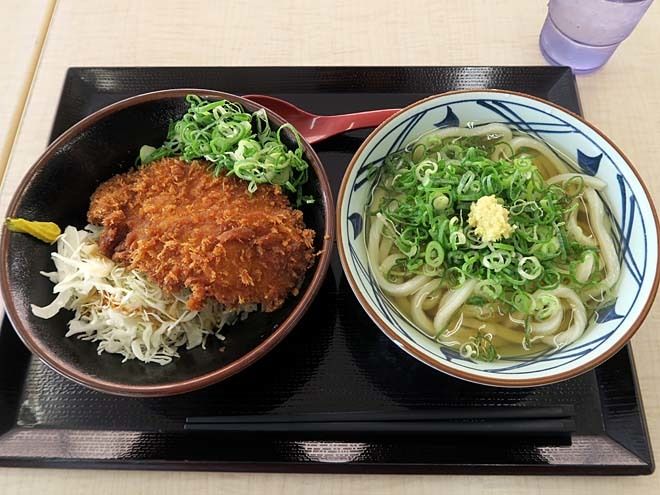 「丸亀製麺　堺コーナン店」-37　石津　　レアすぎるメニュー？タレカツ丼☆実食～　　180921