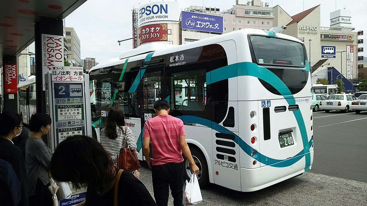 信州旅行記 松本周遊バス タウンスニーカー 鮮魚特急 ボックス席