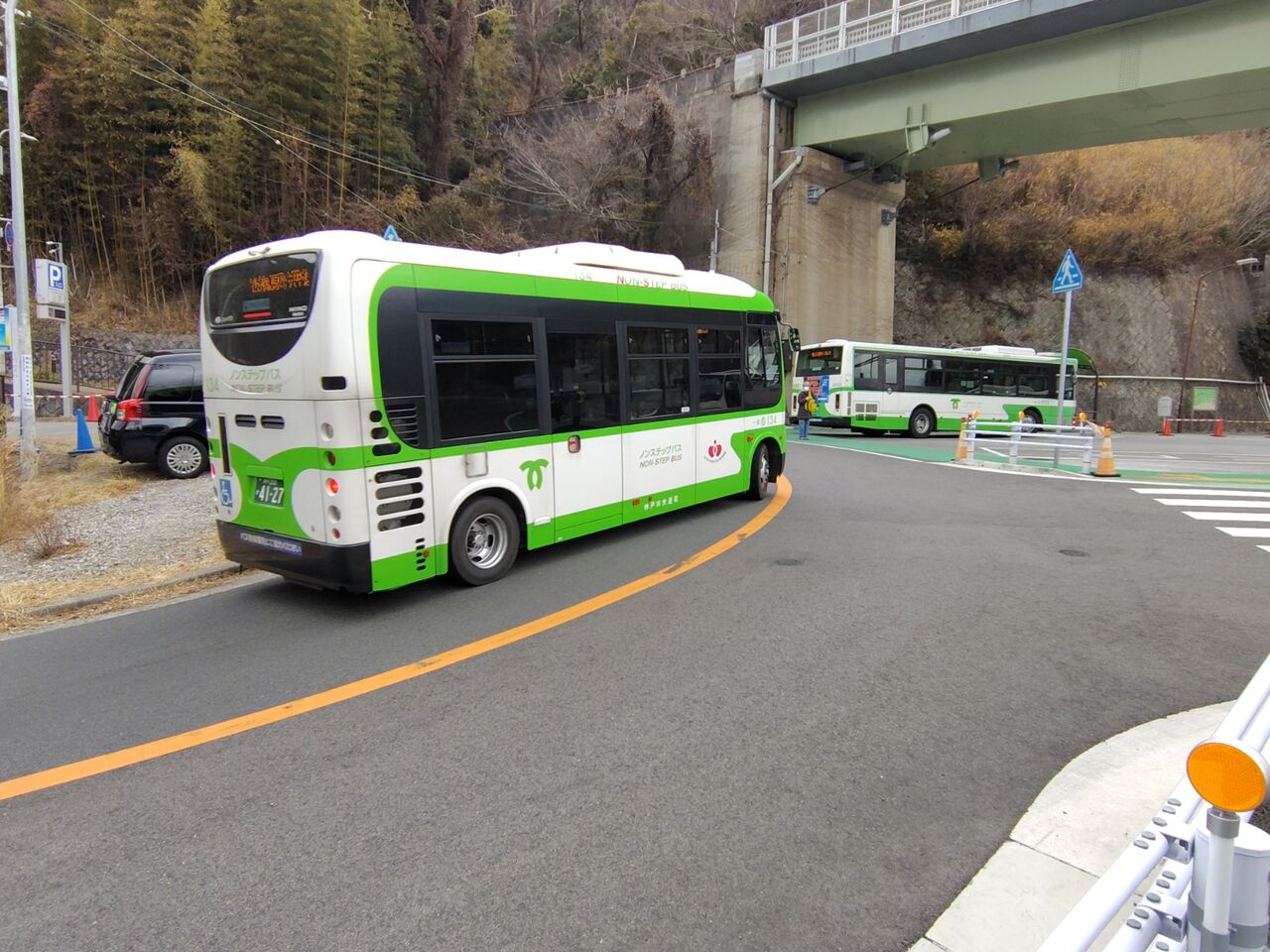 神戸市バス26系統】「坂の本場」灘区で路線バス乗り継ぎに挑む（長峰