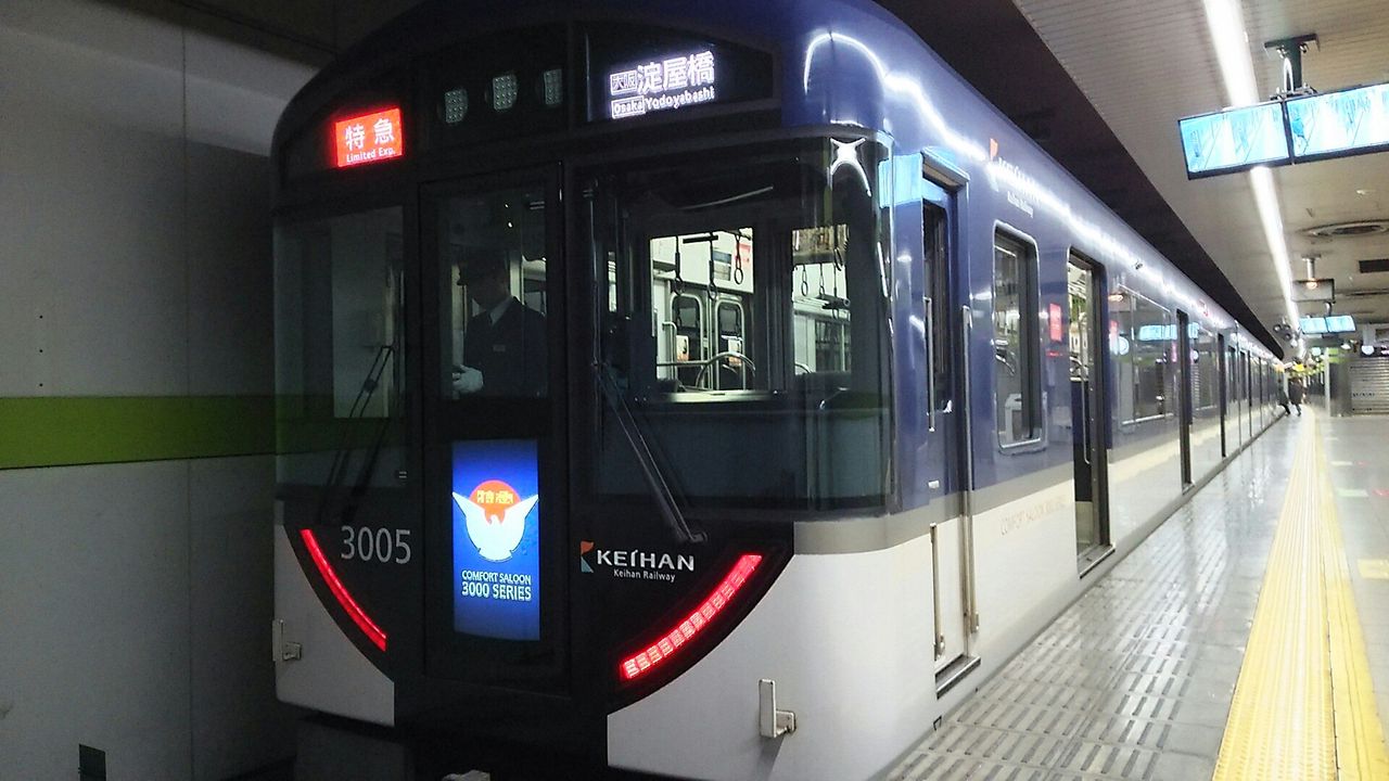 京阪特急3000系鳩マーク隠し板 京阪特急3000系鳩マーク隠し板 京阪特急3000系鳩マーク隠し板 -