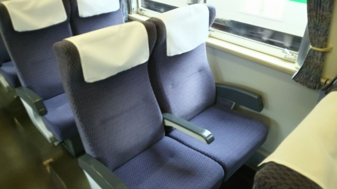 国鉄185系特急形電車 : 鮮魚特急・ボックス席