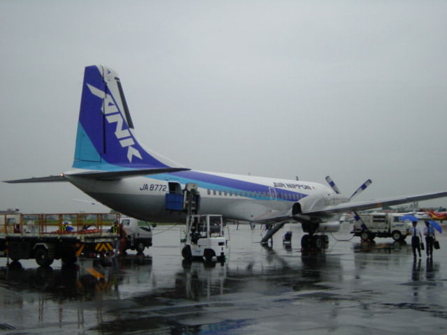 平成14年8月東北・北海道旅行記⑤】ANK500 稚内→丘珠 YS-11 平成14年8月東北・北海道旅行記⑤】ANK500 稚内→丘珠 YS-11