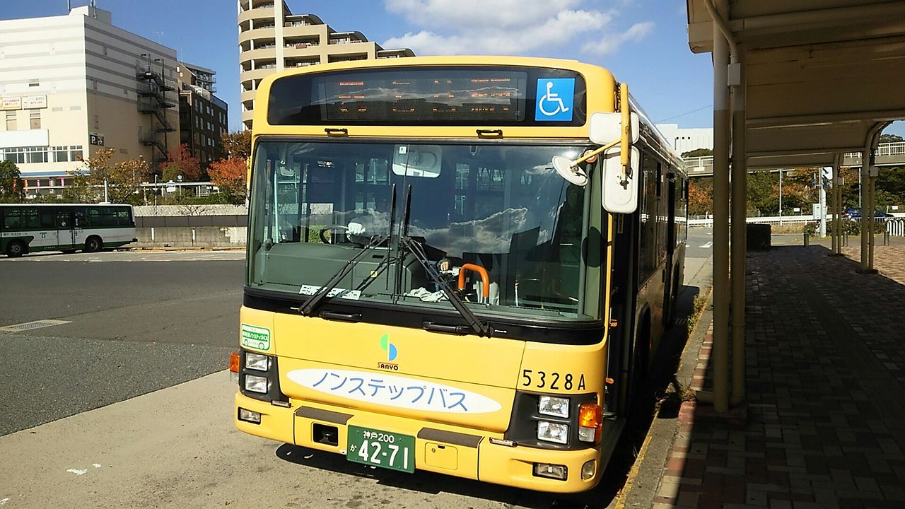 山陽バス5系統 垂水駅 上高丸団地 掖済会病院前 学が丘 名谷駅