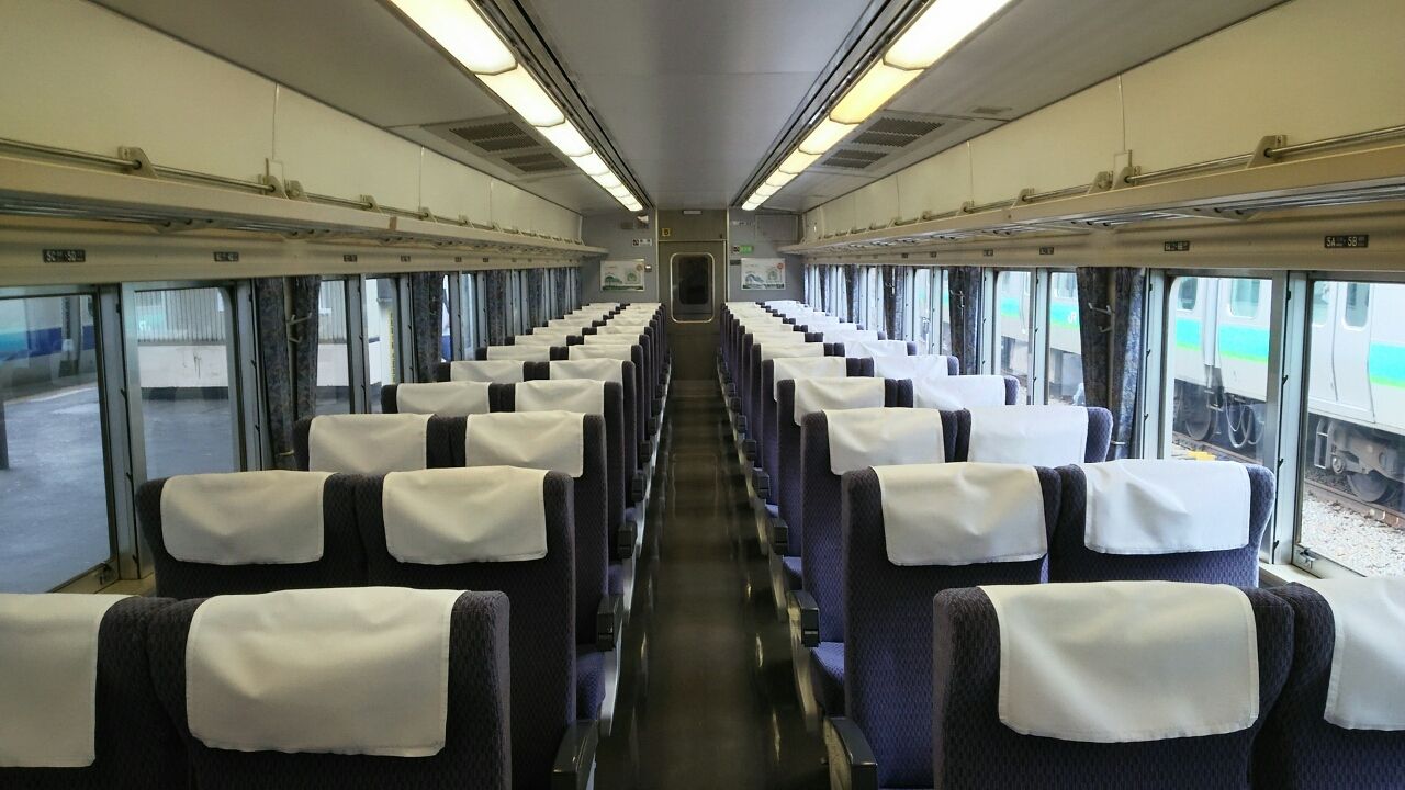 国鉄185系特急形電車 : 鮮魚特急・ボックス席