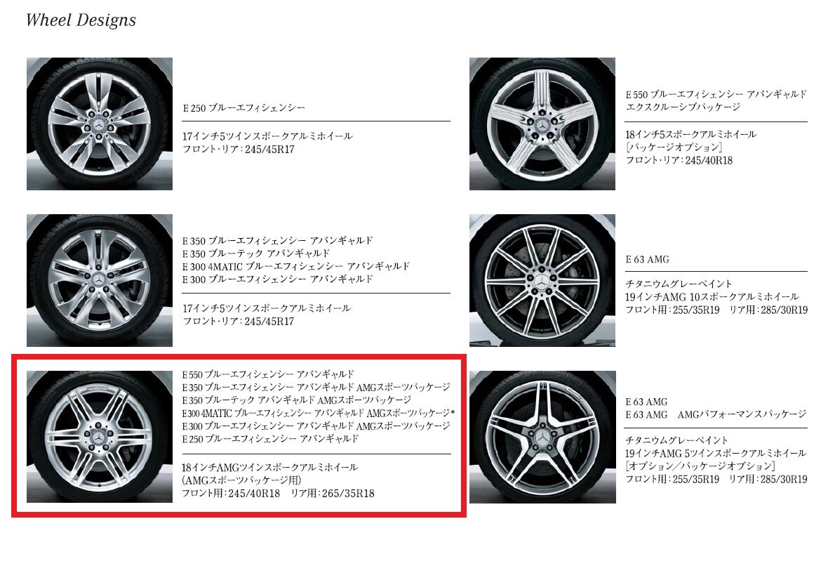 W212】コストコでミシュランタイヤ「PILOT SPORTS 4」に交換する 