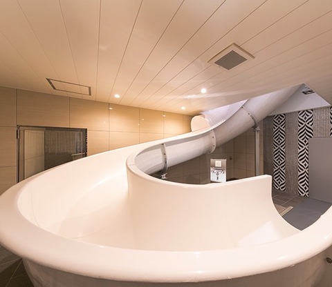 Water slide at HOTEL ELDIA Modern Kobe