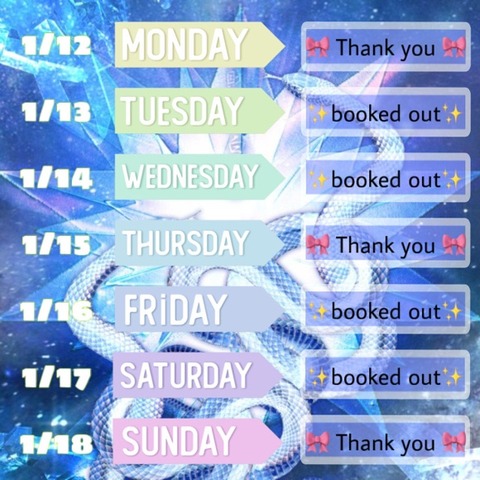 Book Your Favorite Girl Next week attendance