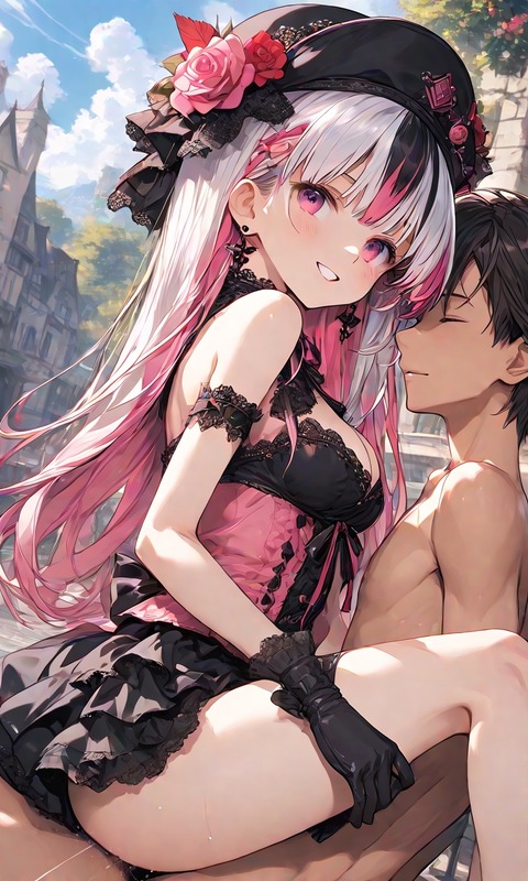 Hentai Escort and Flower Girl