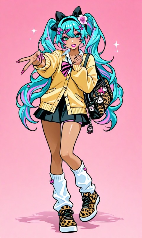 Japanese black gal tanned girls