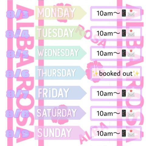 Top Japanese call girl's Schedule