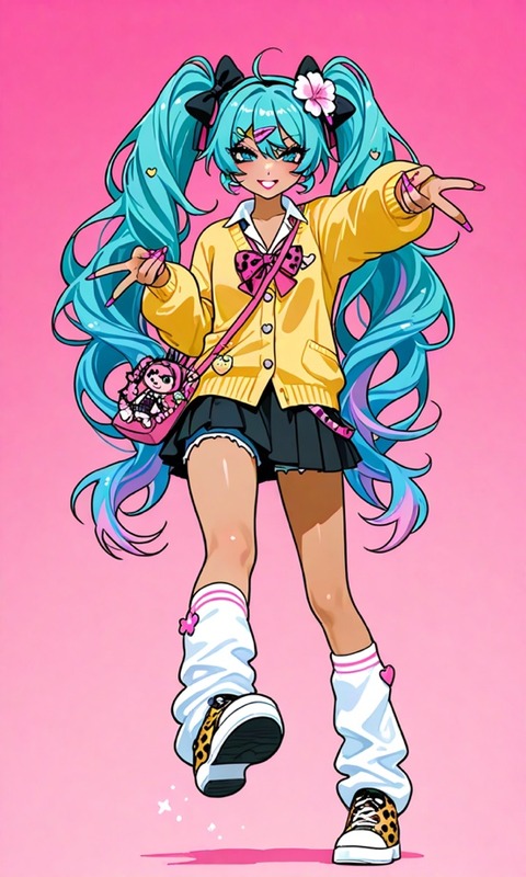 Trending and Hottest Japanese Black Gal tanned girls