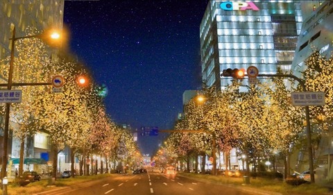 Traveling with an Osaka Escort to Midosuji Illuminations
