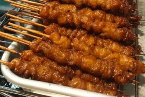 Yodogawa Festival Fireworks 2024 yakitori