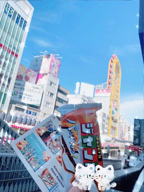 Choco Monaka Jumbo I got at a free distribution event