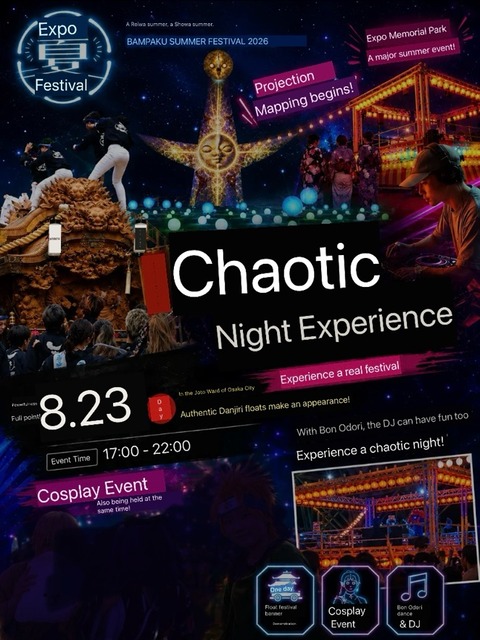 Osaka various festivals and events