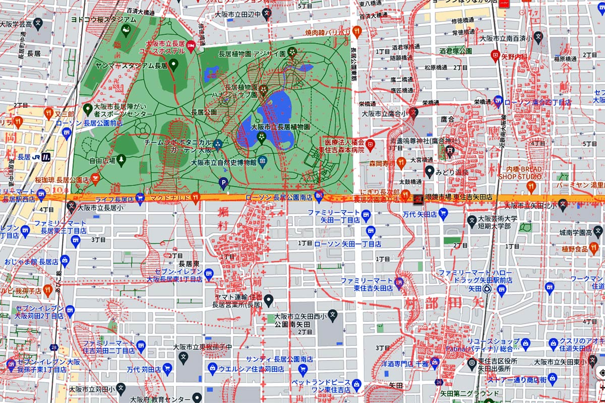 明治時代に村だった場所を歩く／長居公園周辺 : 大阪を歩こう