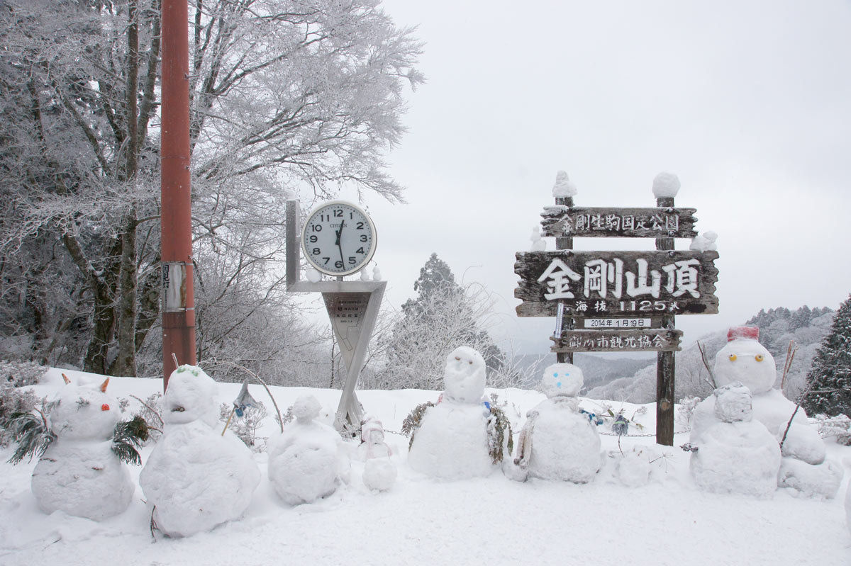 日帰りで雪景色が楽しめる金剛山へ 大阪を歩こう