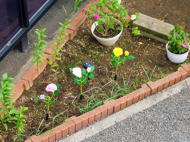 庭の風水 薔薇のソーラライト そよ風のように生きて 庭の風水 薔薇のソーラライト そよ風のように生きて