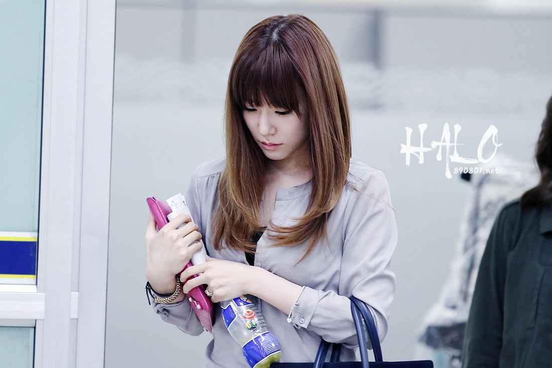 少女時代 ティファニー 空港写真 オサレ女子写真