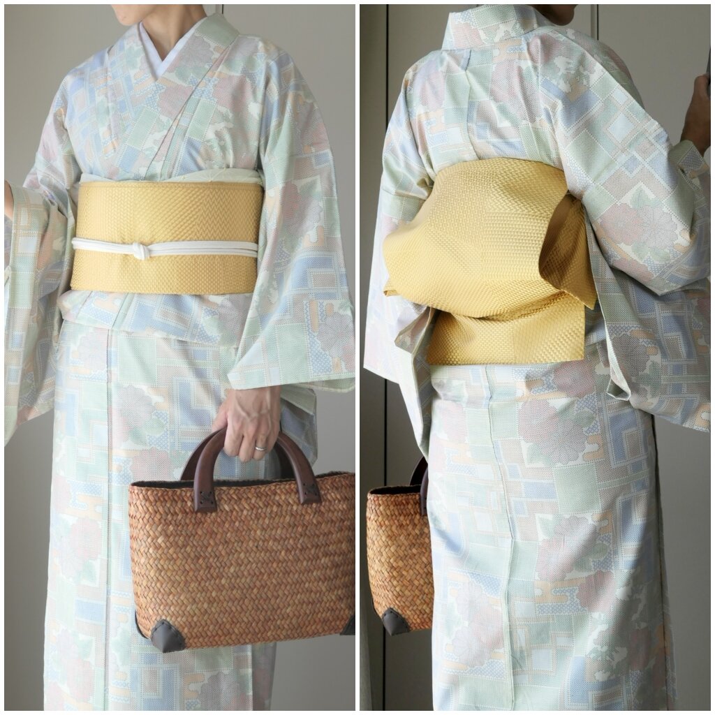 着物用にかごバッグ ひいばあ好み 私好み