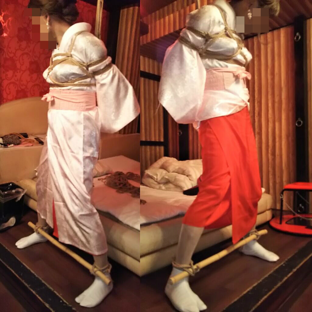和装花嫁緊縛長襦袢　緊縛   恭子、和服で緊縛 : MAIKAの汝真館（しゃしんかん）