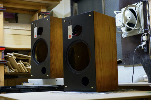 JBL L26 Decadeのエッジ交換 : 我楽音 響のCUT&TRY JBL L26 Decadeのエッジ交換 : 我楽音 響のCUT&TRY