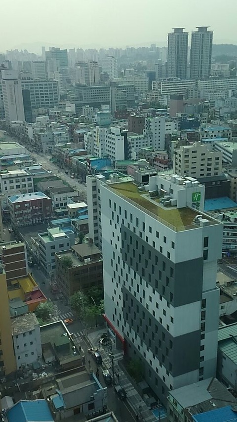 ホテルから