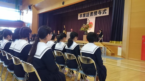 29年北中卒業式②