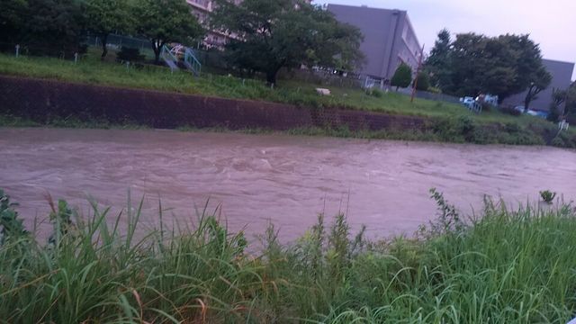 彡 北小校区夏祭り 突然のゲリラ豪雨で中断 １時間100 体験 大島令子ブログ 長久手市議会議員