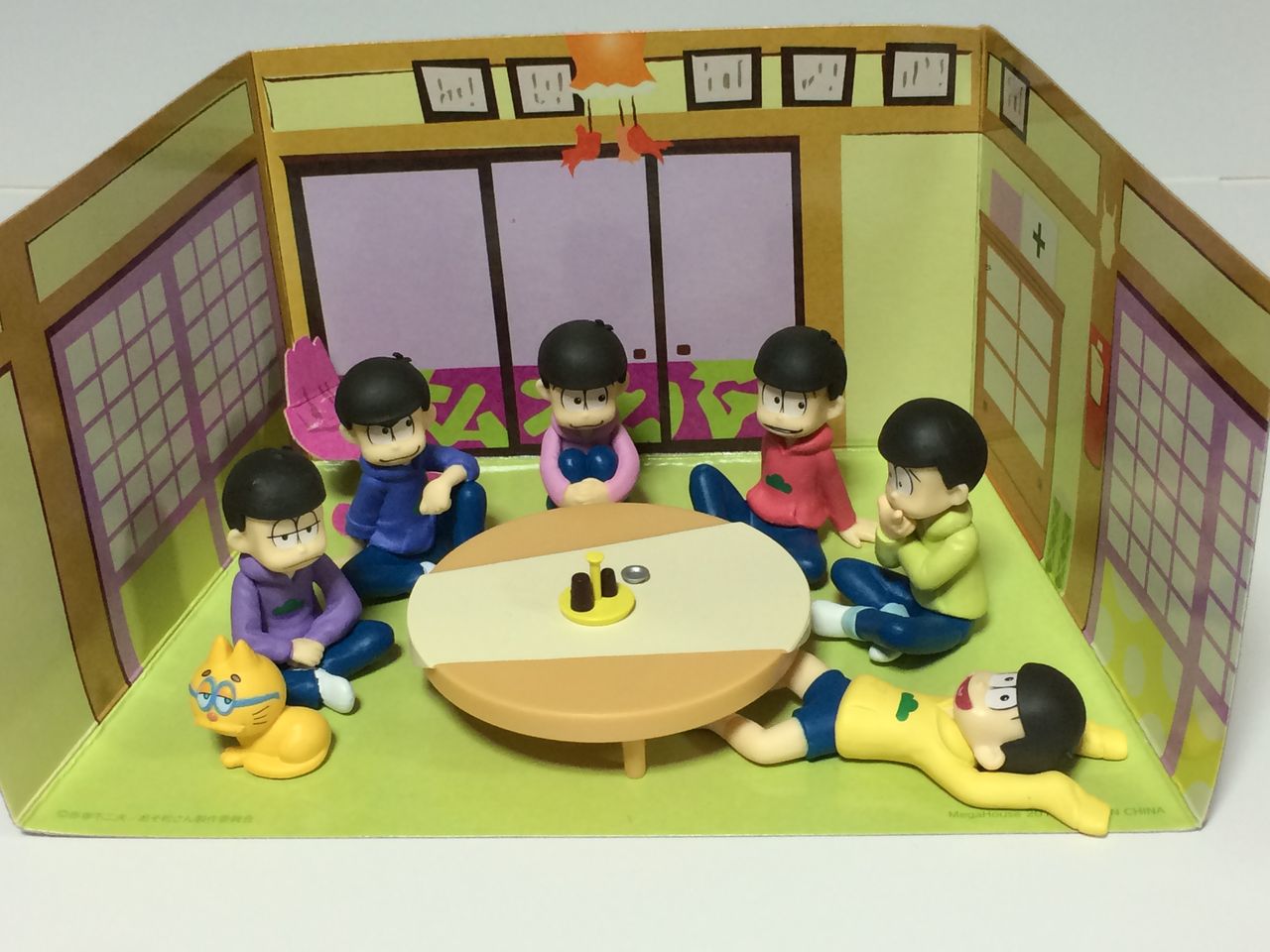 感想 パルメイトぷち おそ松さん ちゃぶ台集合 セット おそ松さんメモblog