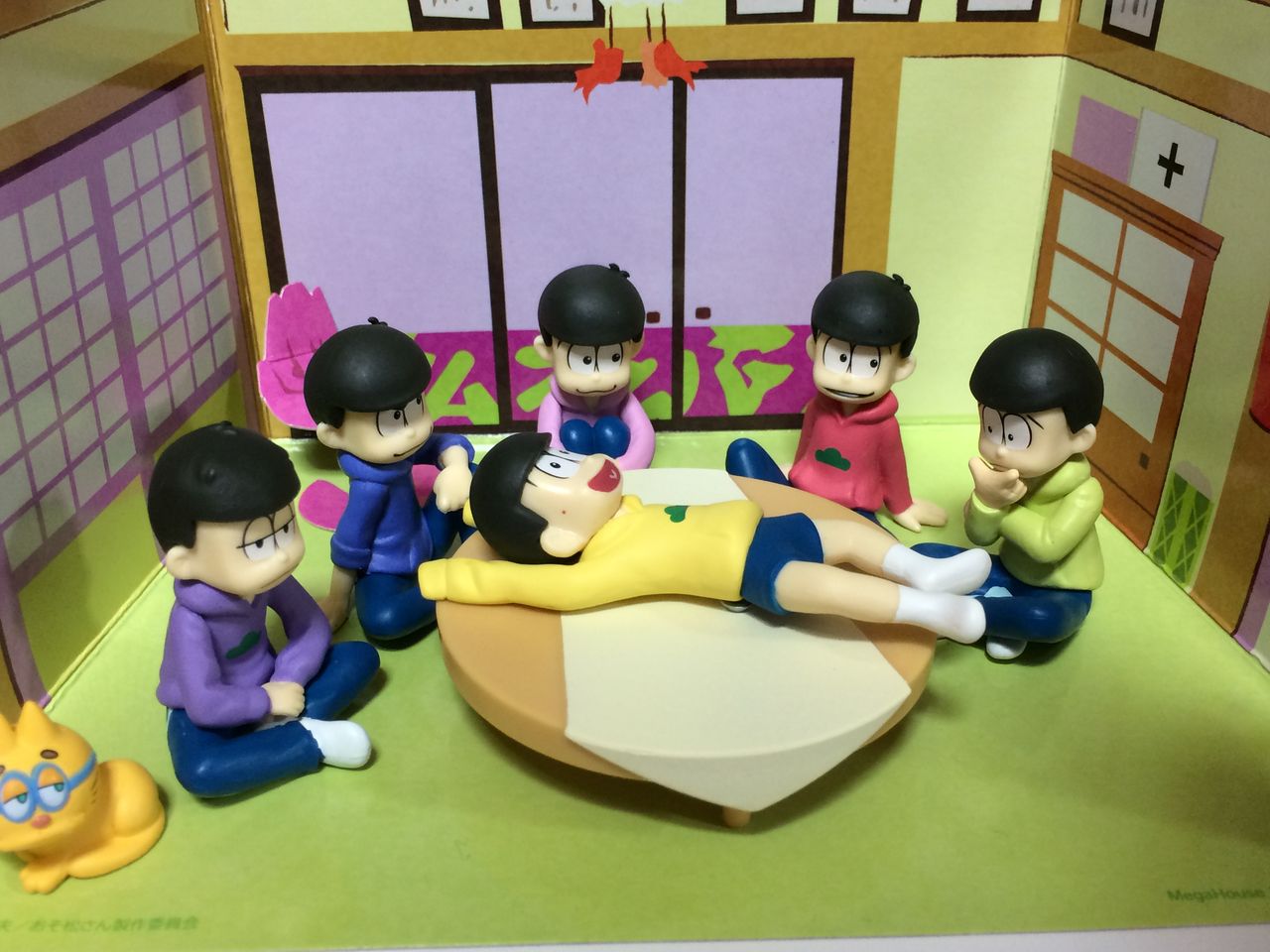 感想 パルメイトぷち おそ松さん ちゃぶ台集合 セット おそ松さんメモblog