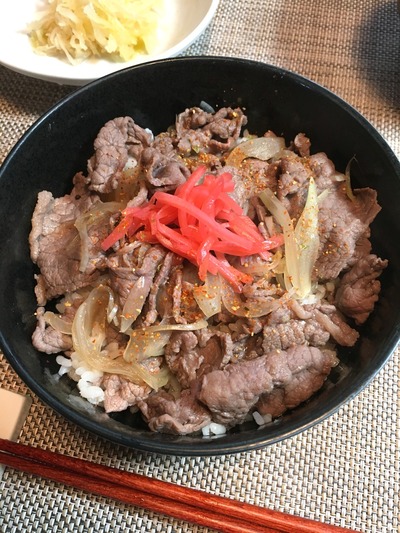 簡単な牛丼のレシピ