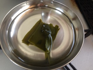 親子丼の調理、その１