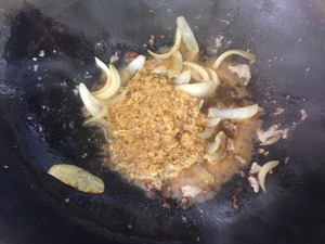 豚の生姜焼きの調理、その５