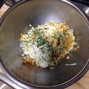 チキン南蛮の調理、その３