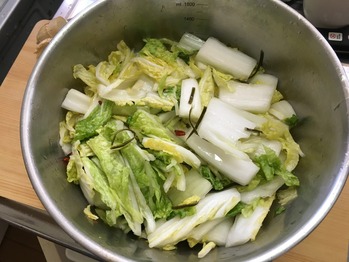 白菜の浅漬けのレシピ、その6