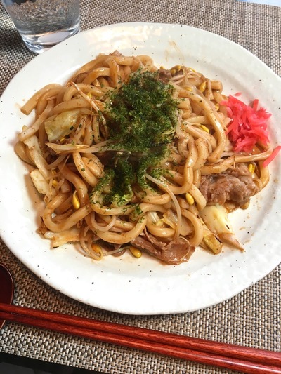 簡単な焼きうどんのレシピ