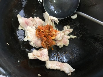キムチチャーハンのレシピ、その4