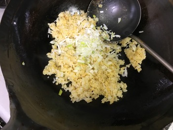 天津飯風、かに玉チャーハンのレシピ、その8