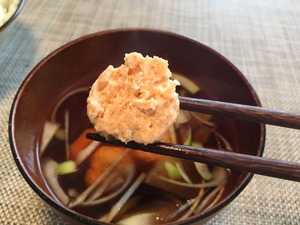 鮭のつみれ汁のレシピ、その１０