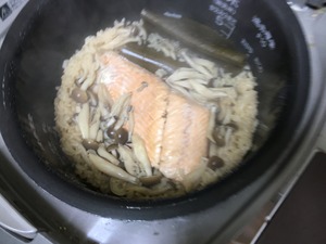 鮭の炊き込みご飯のレシピ、その6